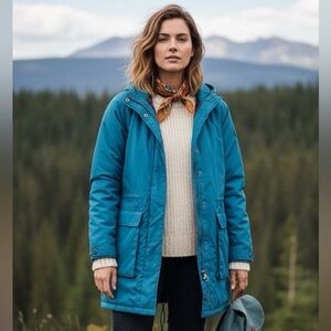 WOOLRICH Vintage Wool Lined Winter Coat